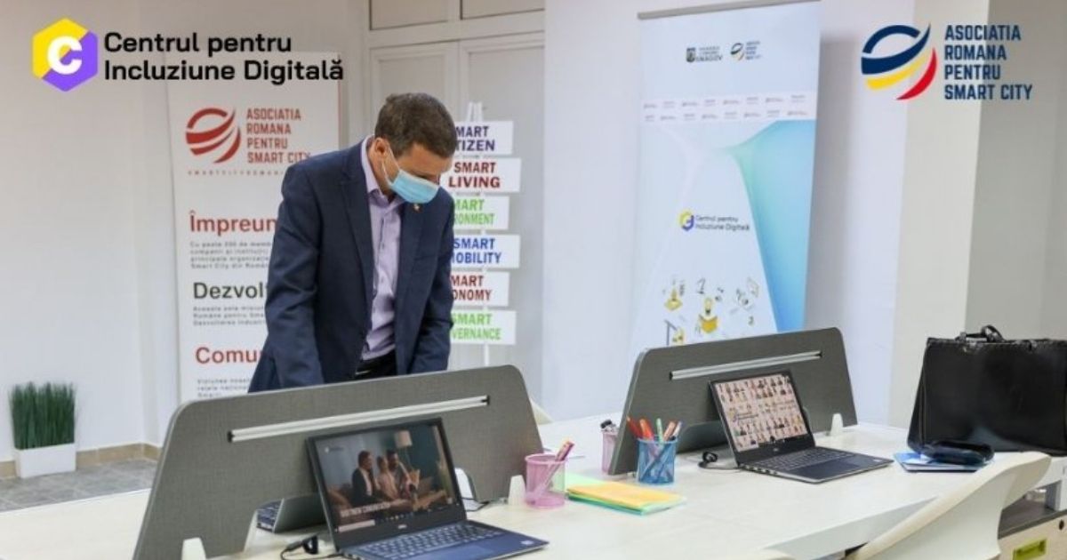 Centrul pentru Incluziune Digitală deschis de Asociația Română pentru Smart City la Snagov în cadrul proiectului Snagov Green&Clean